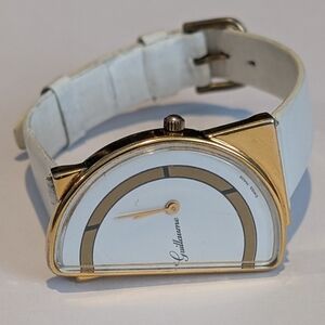 Guillaume Ladies' Watch Swiss Made Vintage Watch Half Moon Very Rare!